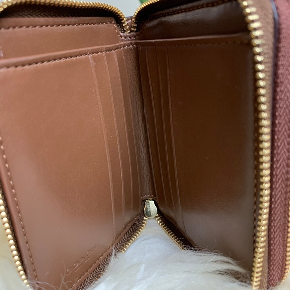 COACH SMALL DOUBLE ZIP AROUND WALLET - Picture 7 of 8
